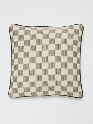 Housse de coussin damier - Kiabi Home