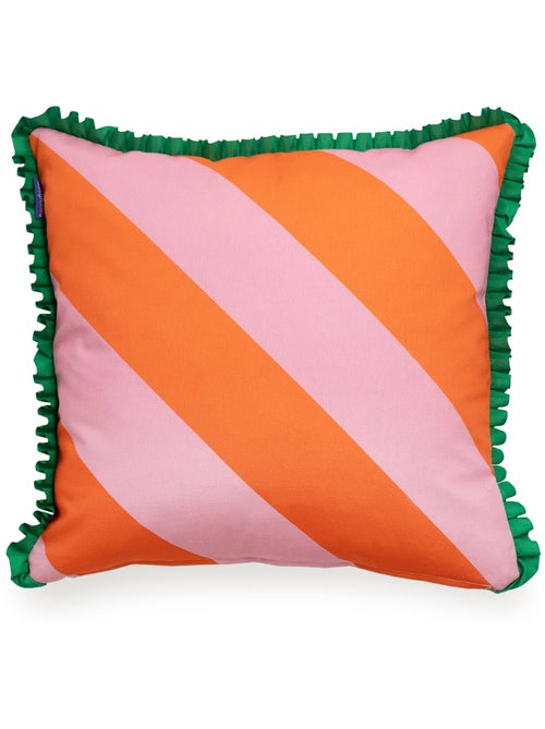 Housse de coussin décoratif Color pop "Happyfriday" - Kiabi Housse de coussin décoratif Color pop "Happyfriday" - Kiabi