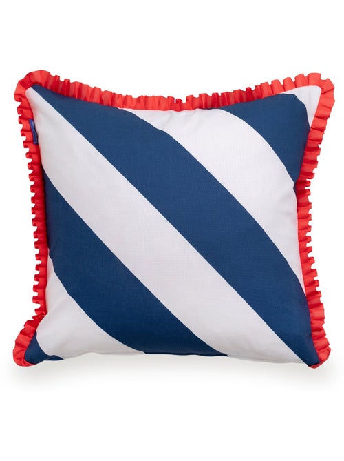 Housse de coussin décoratif Happy stripes "Happyfriday" - Kiabi Housse de coussin décoratif Happy stripes "Happyfriday" - Kiabi
