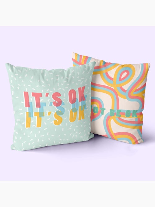 Housse de coussin décoratif Okay "Happyfriday" - Kiabi Housse de coussin décoratif Okay "Happyfriday" - Kiabi