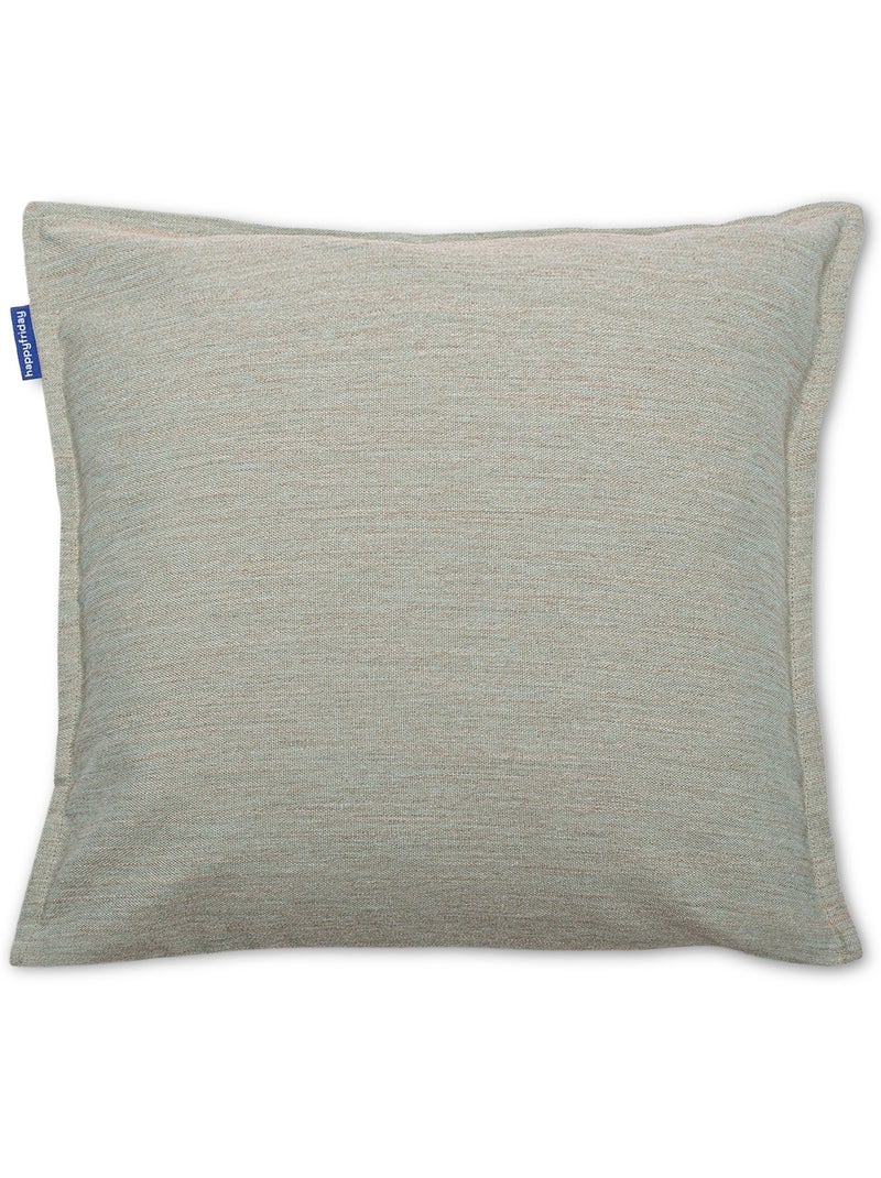 Housse de coussin décoratif Twill "Happyfriday" Bleu clair - Kiabi