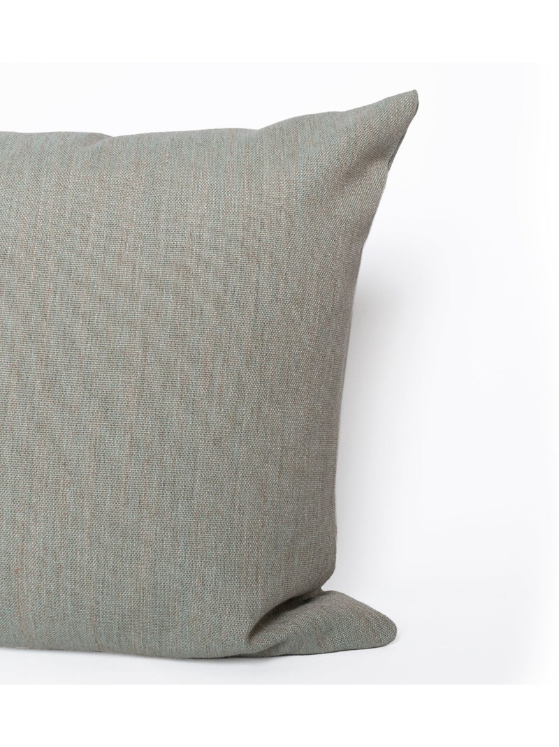 Housse de coussin décoratif Twill "Happyfriday" Bleu clair - Kiabi