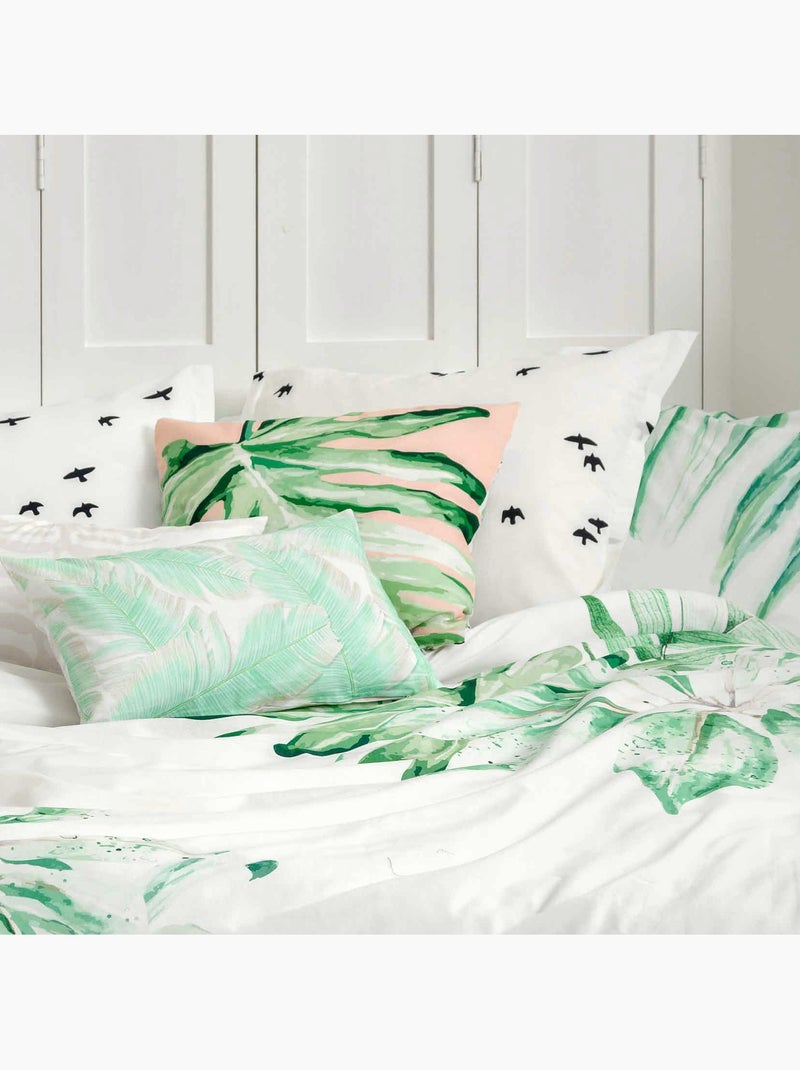 Housse de coussin delicate "happyfriday" Multicolore - Kiabi