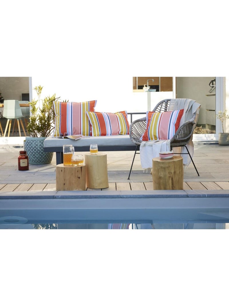 Housse de coussin d'extérieur – déperlant - anti uv - bianca Jaune - Kiabi