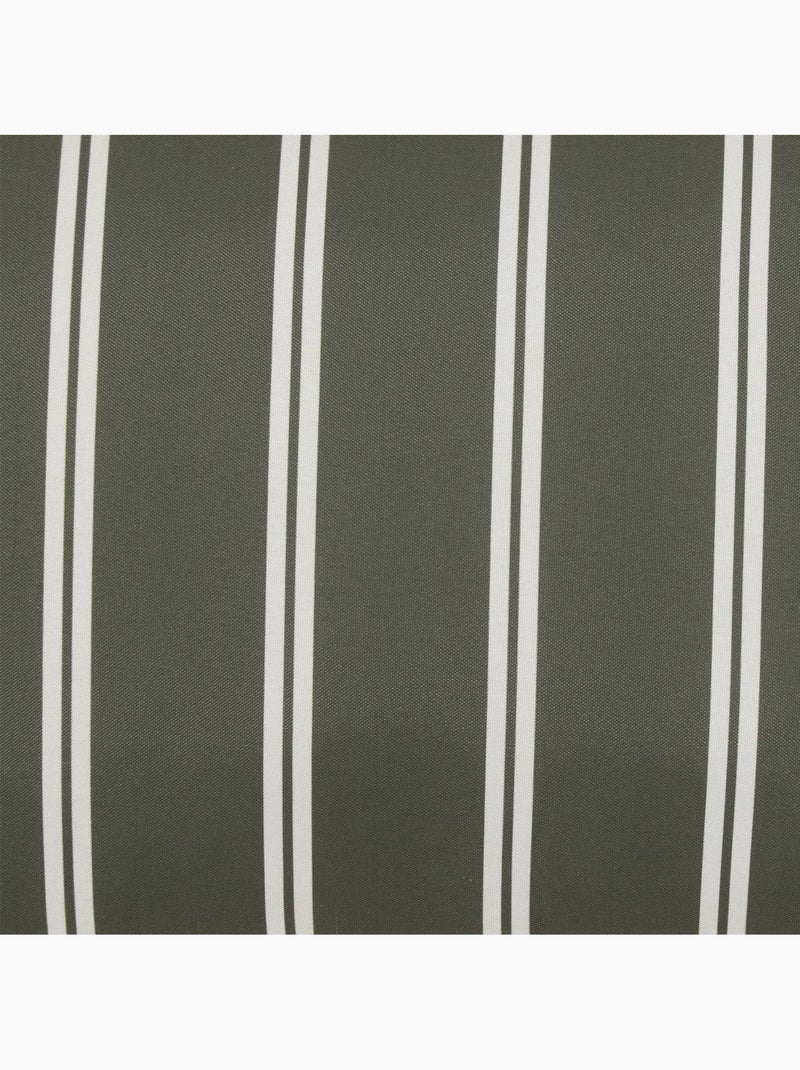 Housse de coussin d'extérieur rayée TILEO Vert foncé - Kiabi