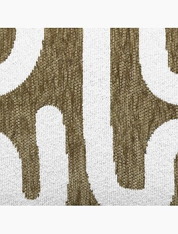 Housse de coussin en chenille jeni