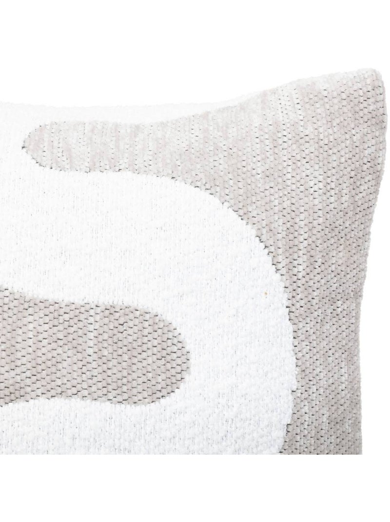 Housse de coussin en chenille JENI Lin - Kiabi