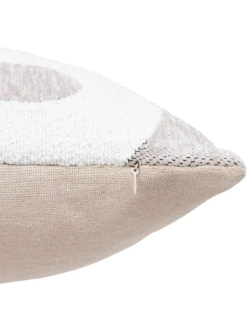 Housse de coussin en chenille JENI Lin - Kiabi