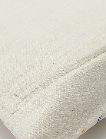 Housse de coussin en lin mélangé (45x45 cm) - Kiabi Home