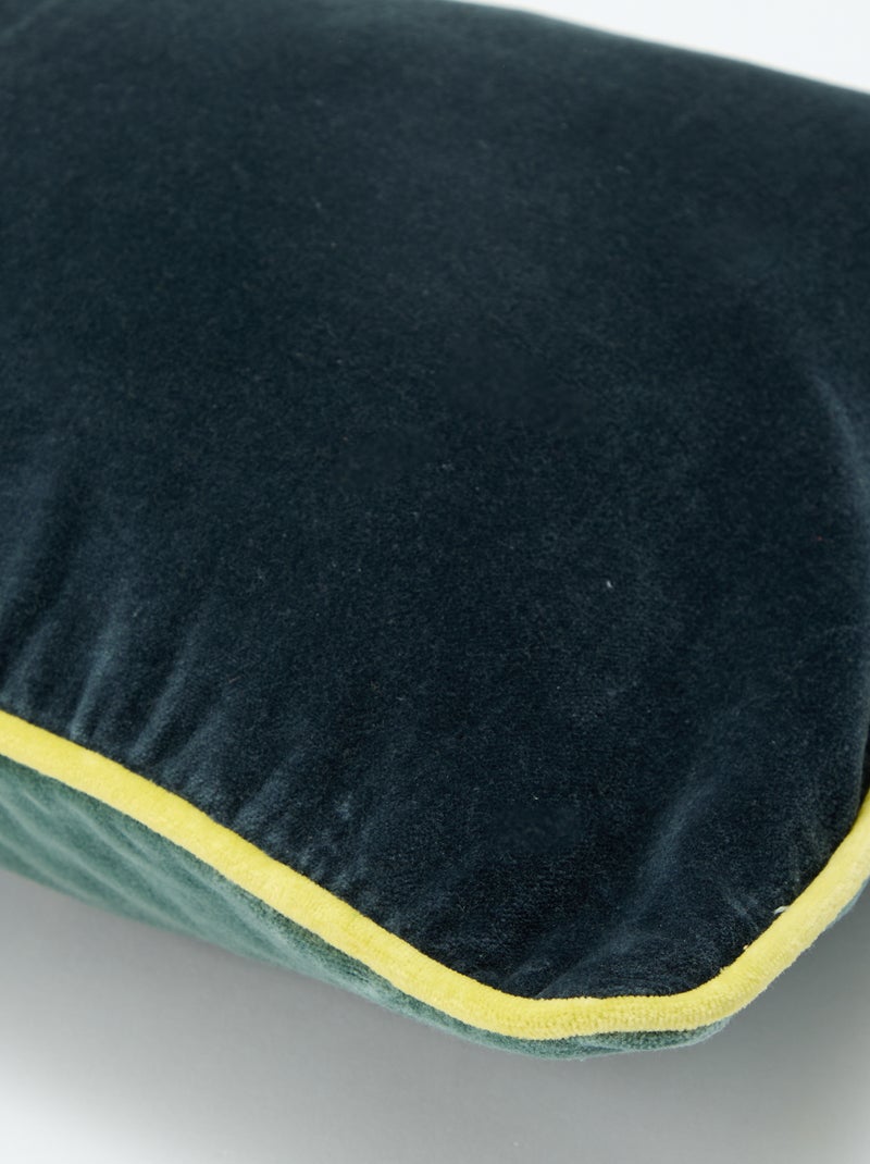 Housse de coussin en velours (30x50 cm) - Kiabi Home Vert - Kiabi