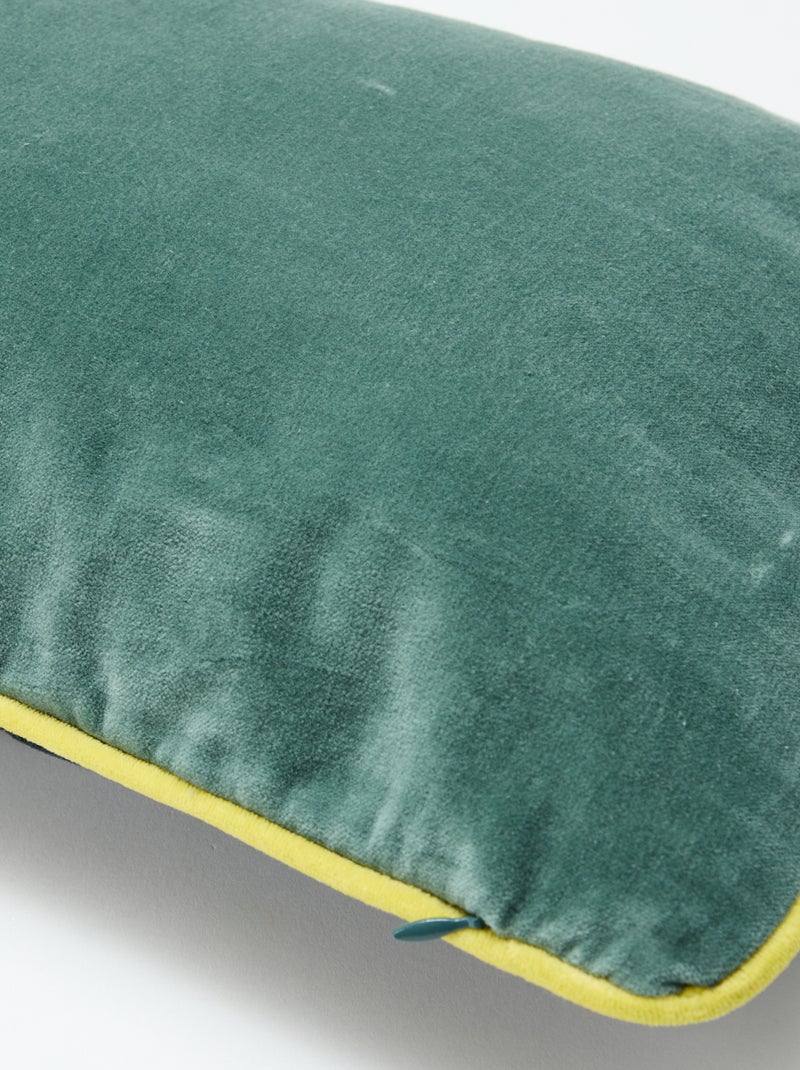 Housse de coussin en velours (30x50 cm) - Kiabi Home Vert - Kiabi