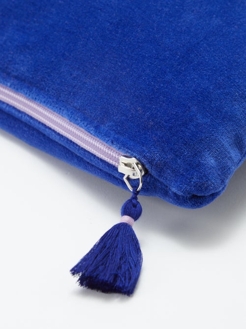 Housse de coussin en velours (45 x 45 cm) - Kiabi