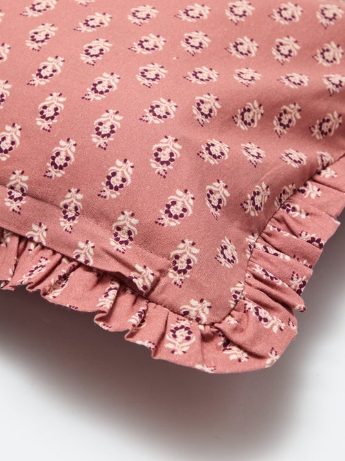 Housse de coussin en velours et imprimée (30x50 cm) - Kiabi Home - Kiabi