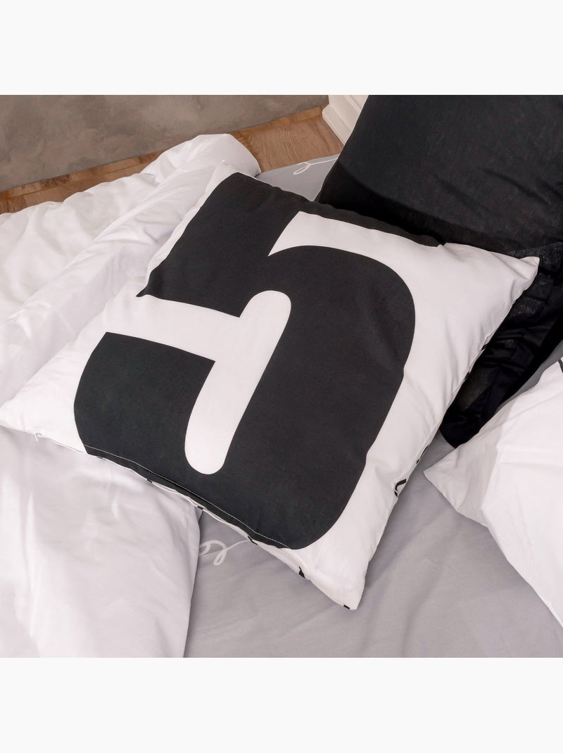 Housse de coussin Five "Happyfriday" Multicolore - Kiabi