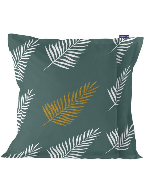 Housse de coussin Foliage mint "Happyfriday" - Kiabi Housse de coussin Foliage mint "Happyfriday" - Kiabi