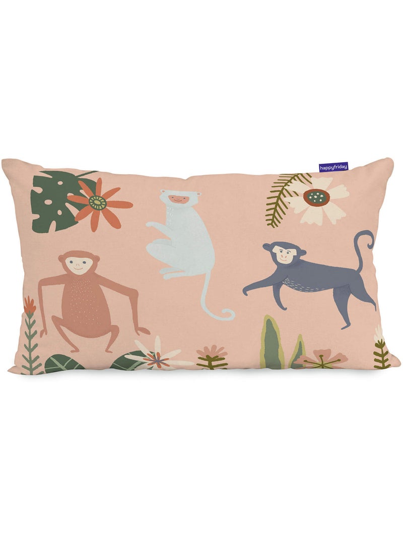 Housse de coussin Jungle life "Happyfriday" Multicolore - Kiabi