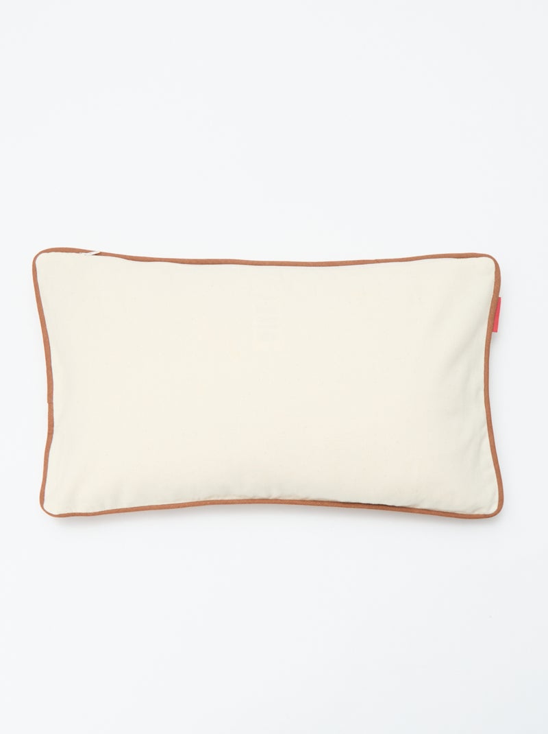 Housse de coussin léopard Agathe Sorlet x Kiabi - 30 x 50 cm Blanc - Kiabi