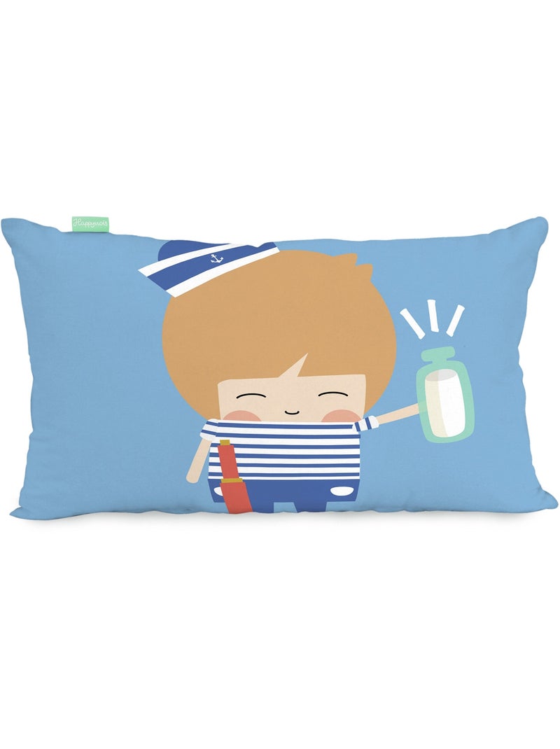Housse de coussin Lighthouse "Happyfriday" Multicolore - Kiabi