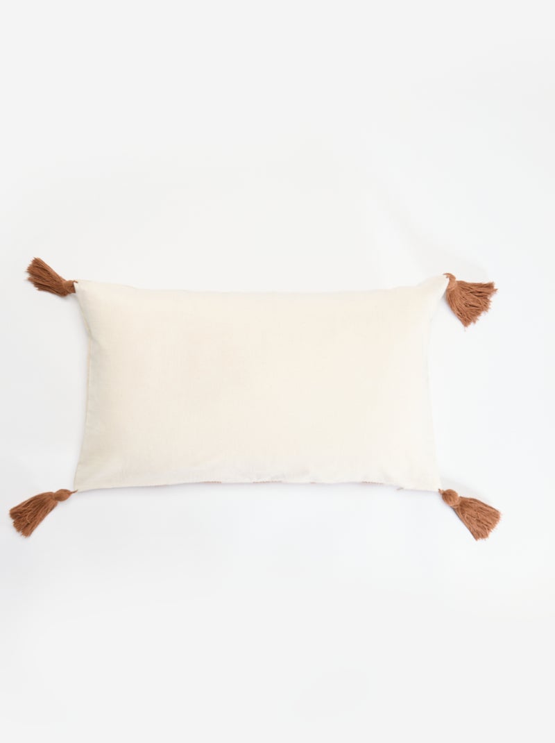 Housse de coussin Marron - Kiabi