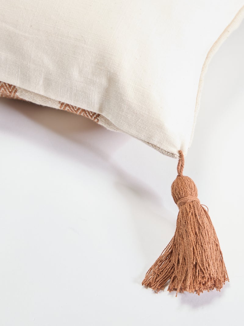 Housse de coussin Marron - Kiabi