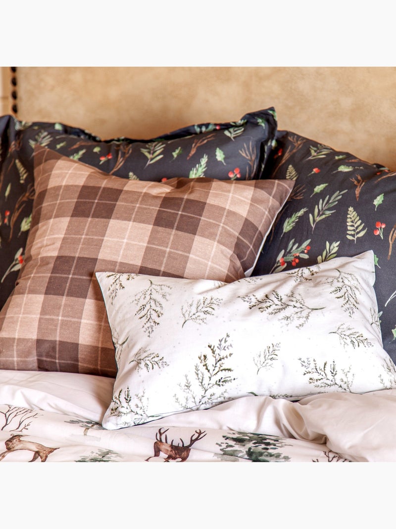 Housse de coussin Mystical winter "Happyfriday" Multicolore - Kiabi
