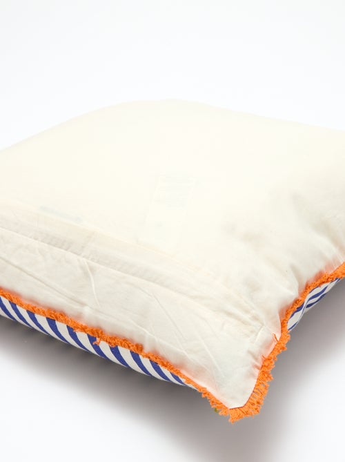 Housse de coussin rayée - Kiabi Home - Kiabi