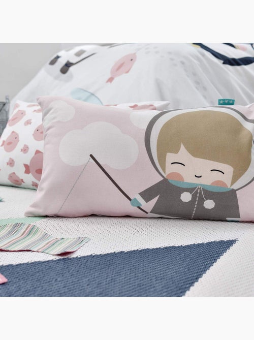 Housse de coussin Skymo day "Happyfriday" - Kiabi Housse de coussin Skymo day "Happyfriday" - Kiabi