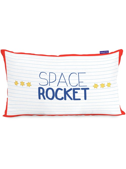 Housse de coussin Space rocket "Happyfriday" - Kiabi Housse de coussin Space rocket "Happyfriday" - Kiabi