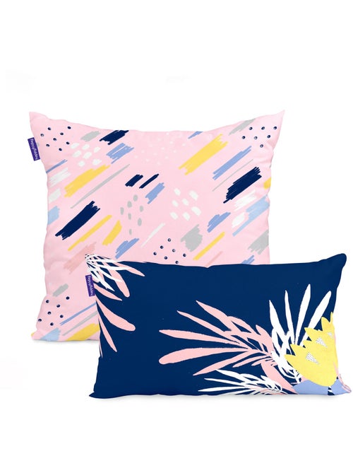 Housse de coussin Tempera "Happyfriday" - Kiabi Housse de coussin Tempera "Happyfriday" - Kiabi