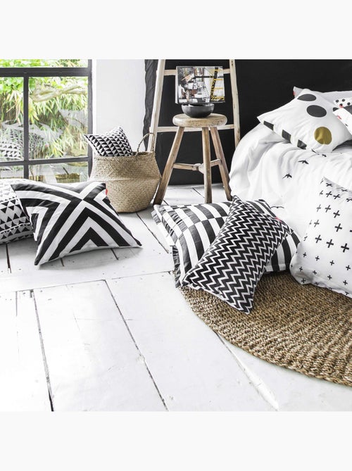 Housse de coussin Trip "Happyfriday" - Kiabi Housse de coussin Trip "Happyfriday" - Kiabi