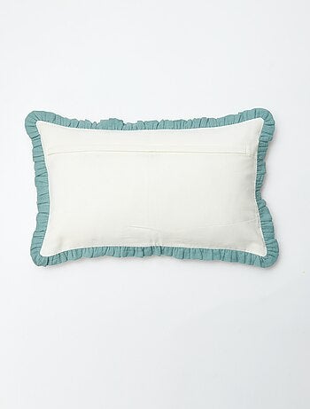 Housse de coussin vichy (50x30 cm) - Kiabi Home
