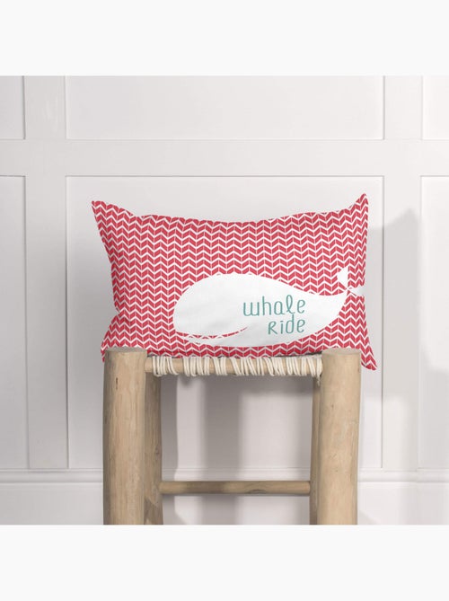 Housse de coussin Whale "Happyfriday" - Kiabi Housse de coussin Whale "Happyfriday" - Kiabi
