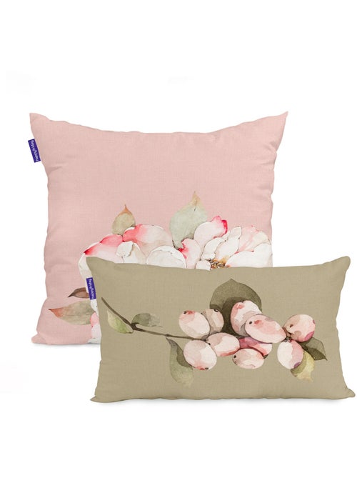 Housse de coussin white peonies "happyfriday" - Kiabi Housse de coussin white peonies "happyfriday" - Kiabi