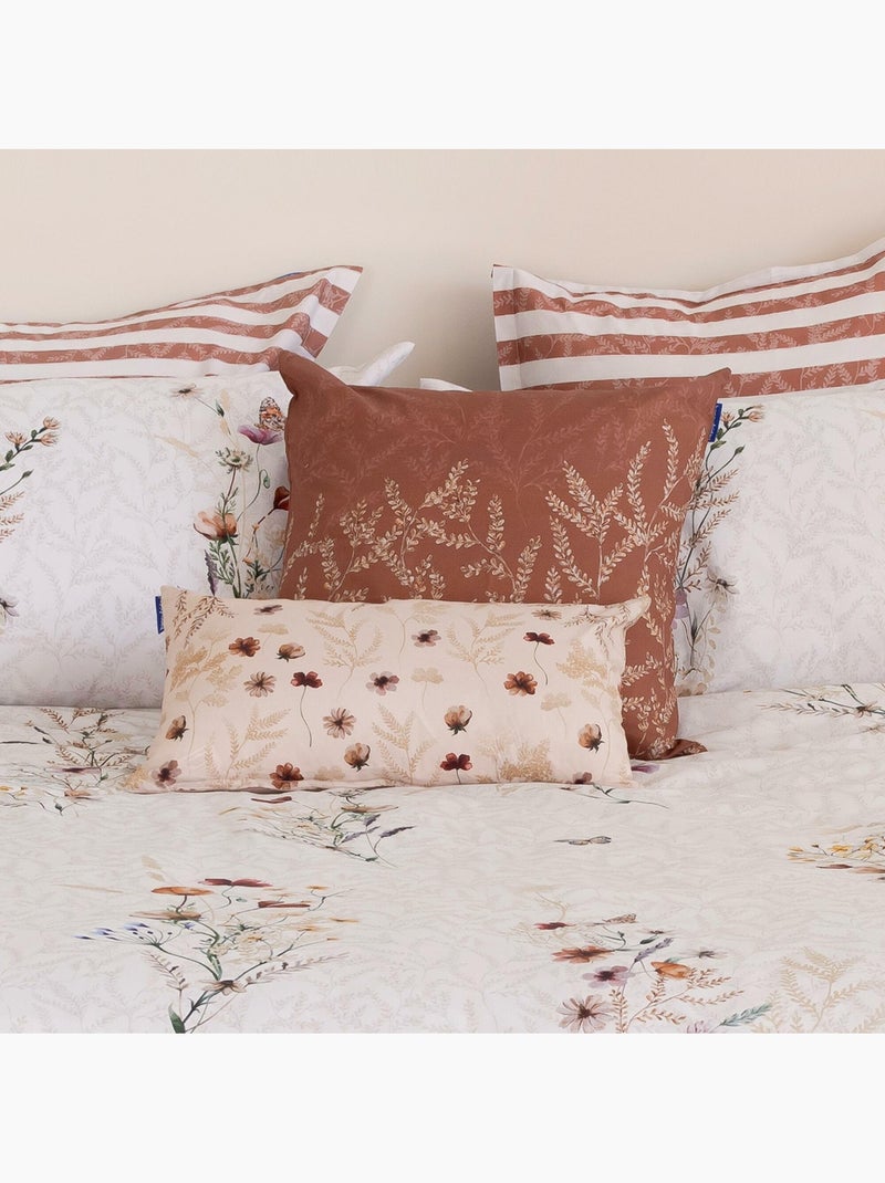 Housse de coussin Wild flowers "Happyfriday" Multicolore - Kiabi