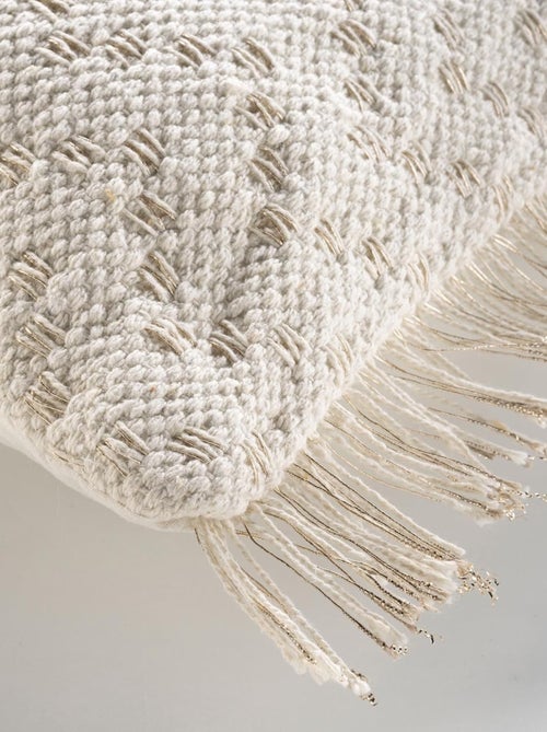 Housse de coussins décoratifs coton/polyester ikat promo linge - Kiabi Housse de coussins décoratifs coton/polyester ikat promo linge - Kiabi