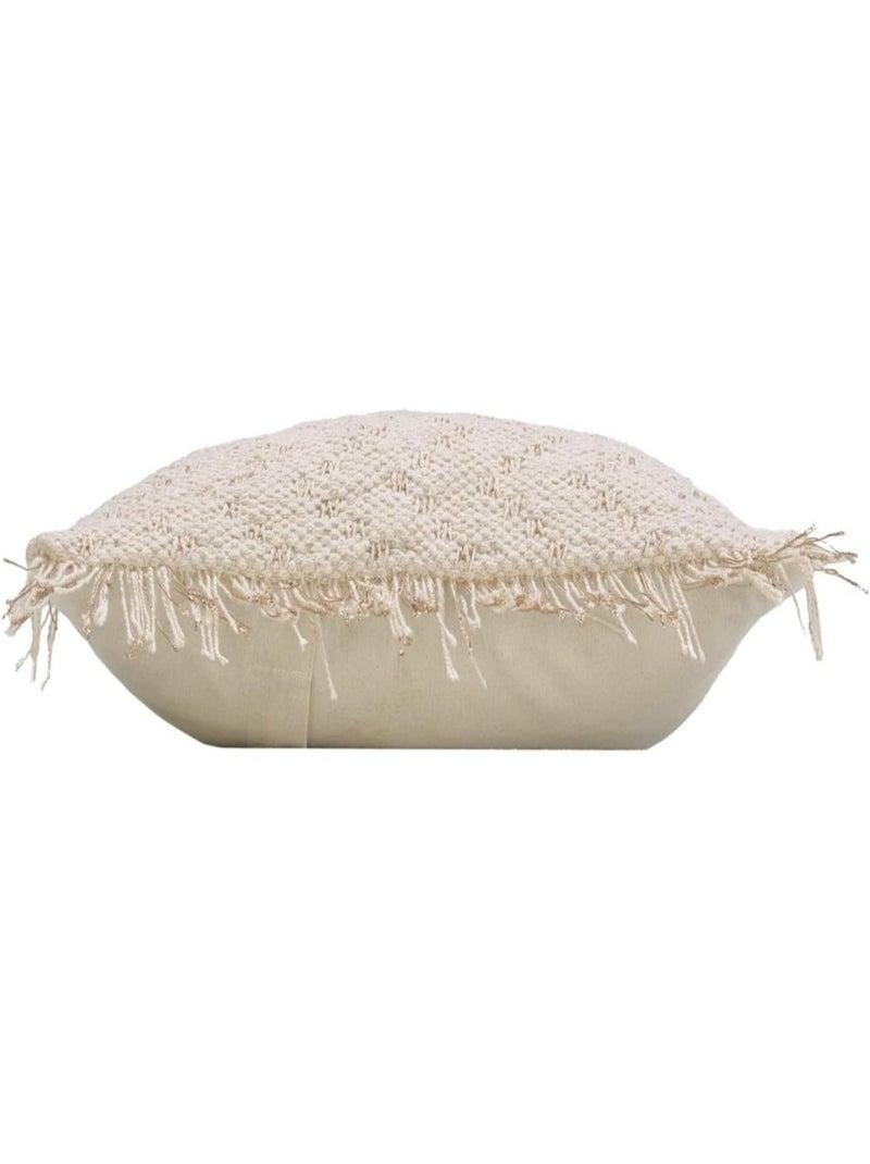 Housse de coussins décoratifs Coton/Polyester IKAT PROMO LINGE Beige - Kiabi
