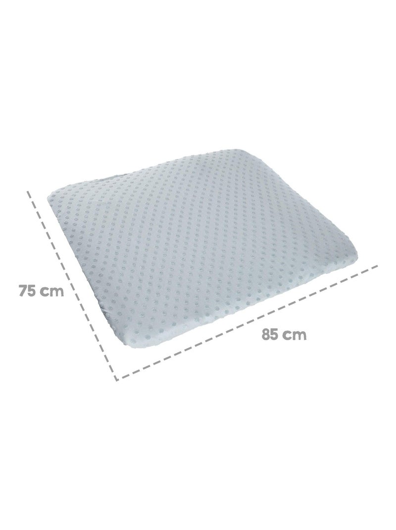 Housse de matelas à langer extensible en coton bio 'Lil Planet' ROBA Bleu clair - Kiabi