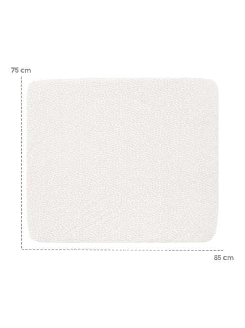 Housse de matelas à langer extensible en coton bio 'Seashells' ROBA - Kiabi Housse de matelas à langer extensible en coton bio 'Seashells' ROBA - Kiabi