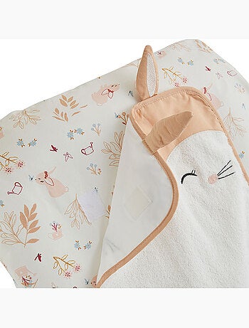 Housse de matelas à langer + tapis de change praline