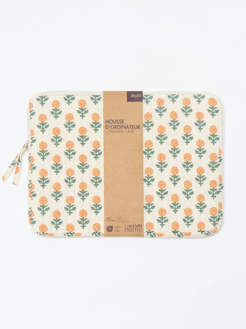 Housse d'ordinateur 36 x 25 cm - Kiabi Home - Kiabi Housse d'ordinateur 36 x 25 cm - Kiabi Home - Kiabi