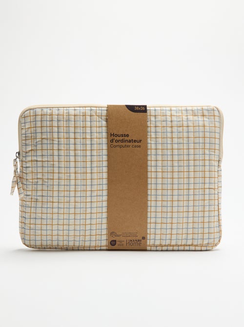 Housse d'ordinateur (36x25 cm) - Kiabi Home - Kiabi Housse d'ordinateur (36x25 cm) - Kiabi Home - Kiabi
