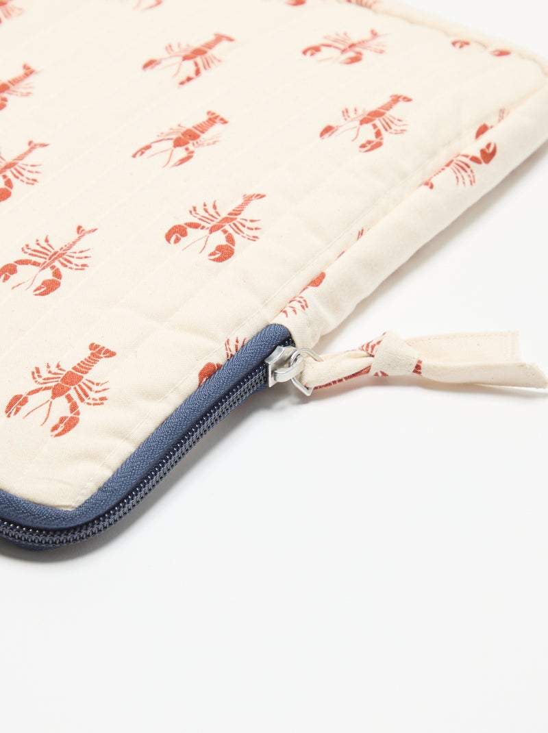 Housse d'ordinateur (36x25 cm) - Kiabi Home Beige - Kiabi