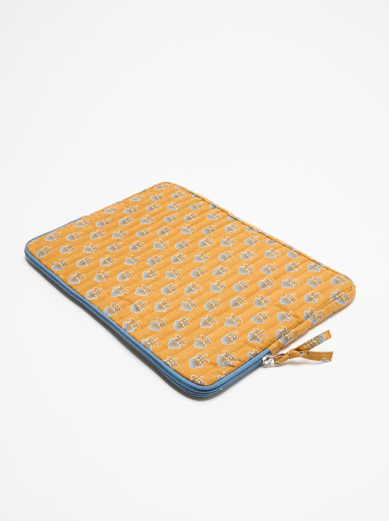 Housse d'ordinateur (36x25 cm) - Kiabi Home Jaune - Kiabi