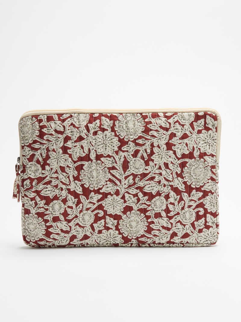 Housse d'ordinateur (36x25 cm) - Kiabi Home Rouge - Kiabi