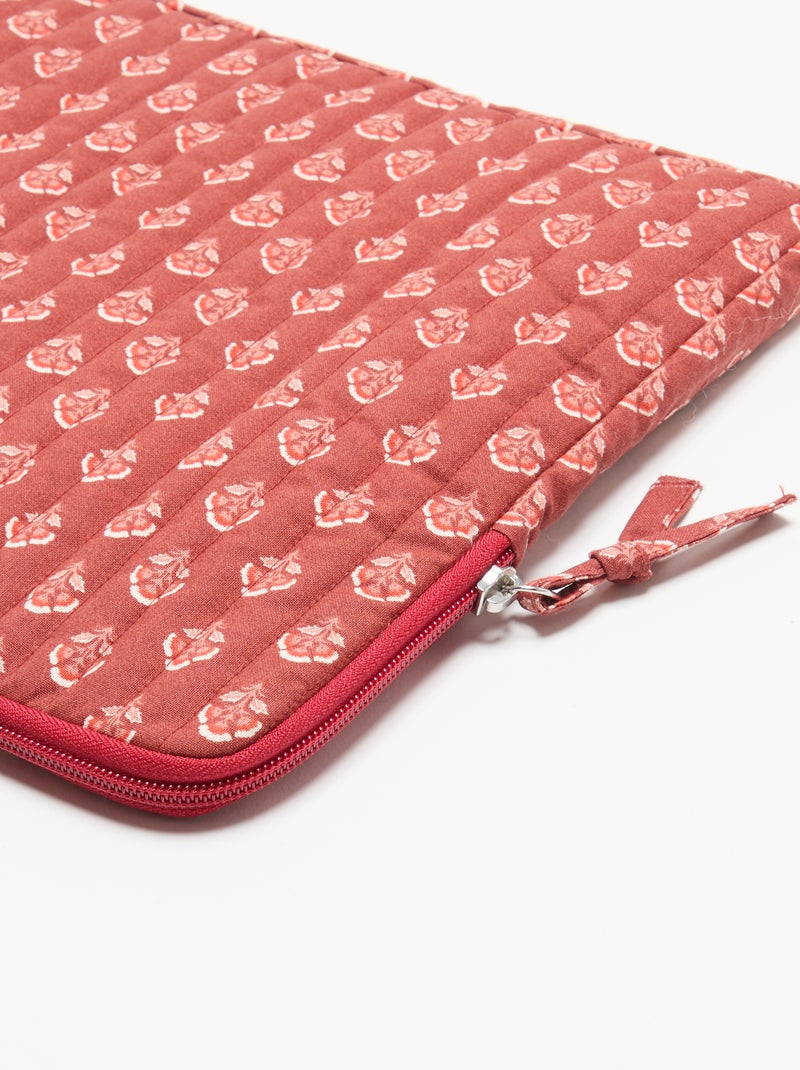 Housse d'ordinateur (36x25 cm) - Kiabi Home Rouge - Kiabi