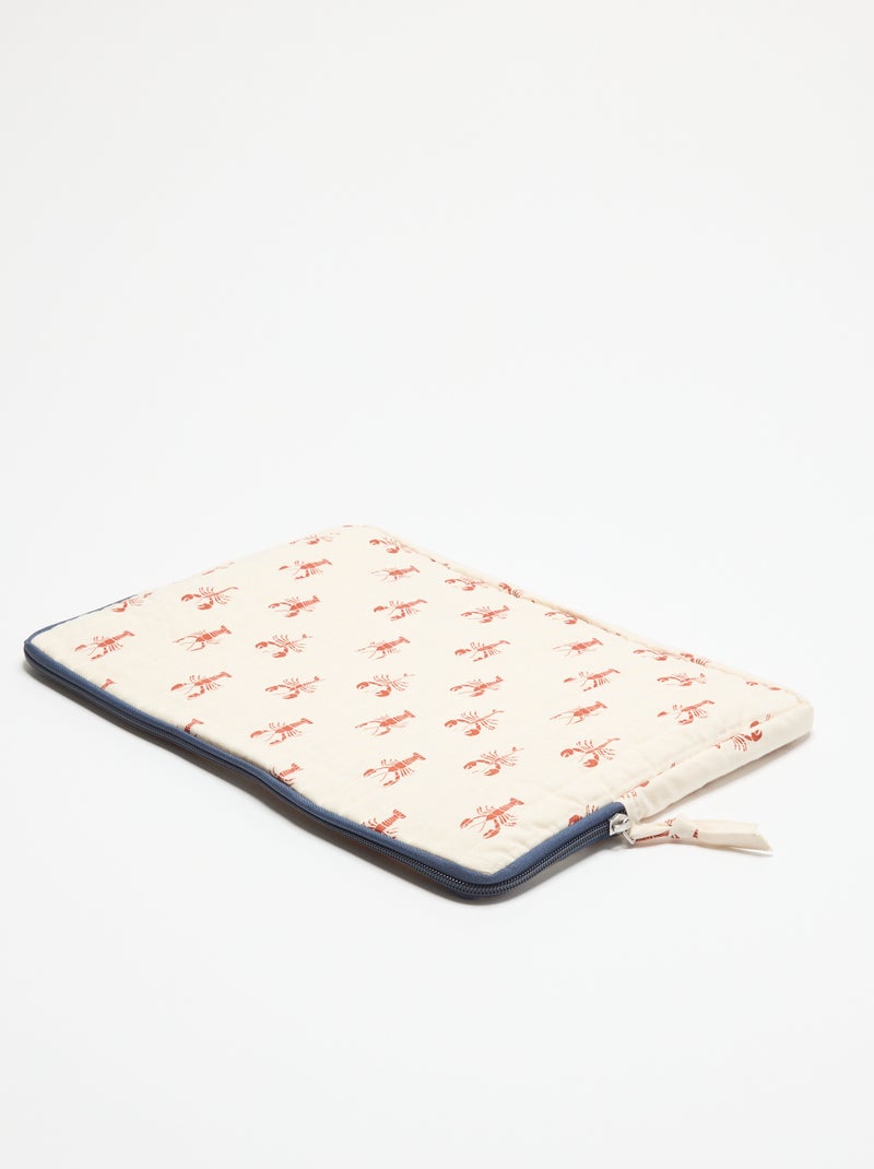 Housse d'ordinateur 36x25 cm Beige - Kiabi
