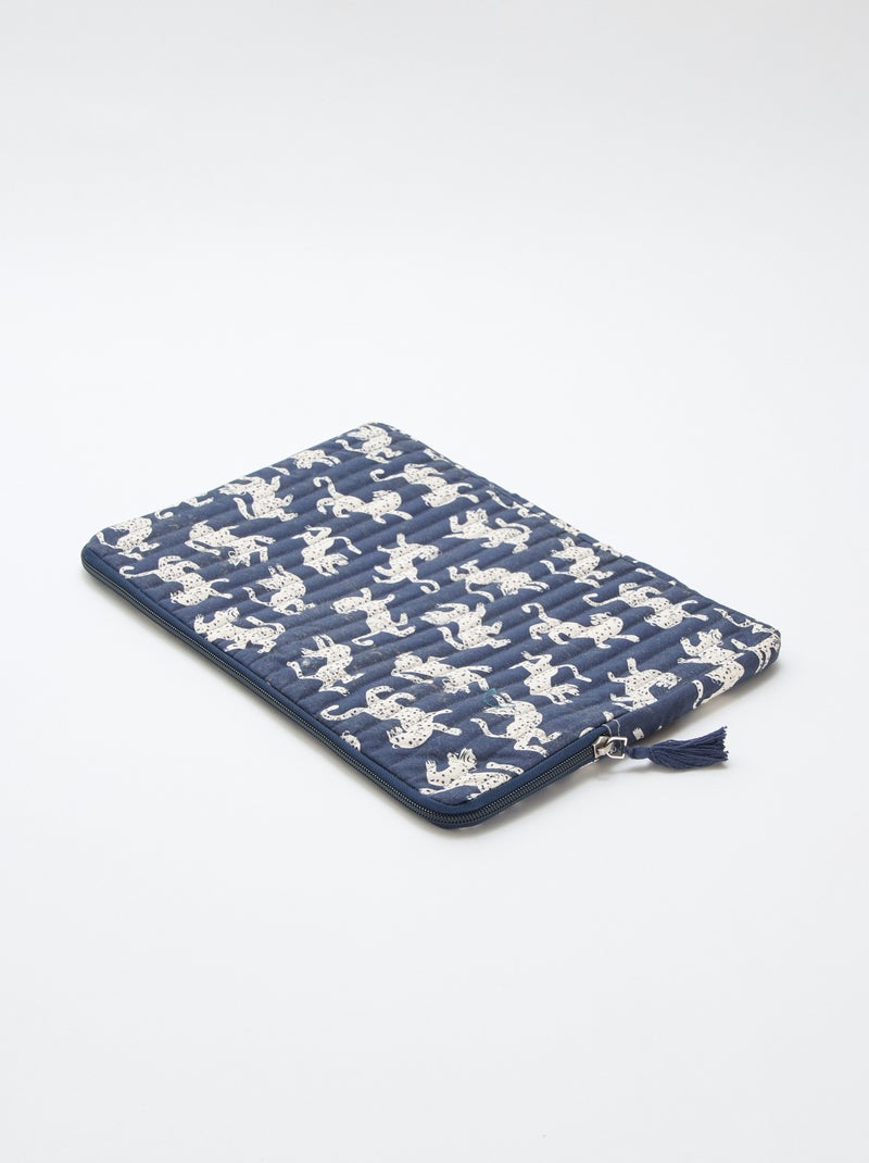 Housse d'ordinateur 36x25 cm Bleu - Kiabi