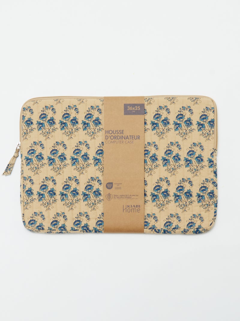 Housse d'ordinateur ou tablette 15 pouces - Kiabi Home Beige - Kiabi