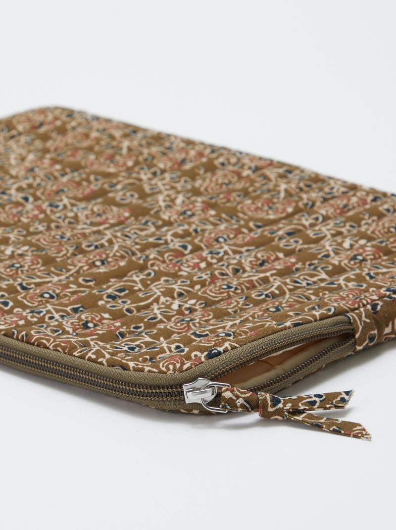 Housse d'ordinateur ou tablette 15 pouces - Kiabi Home Kaki - Kiabi