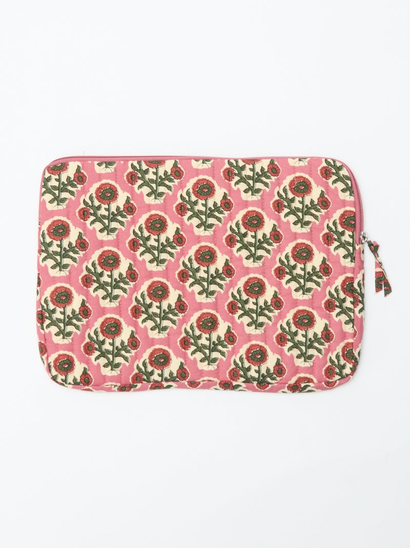 Housse d'ordinateur ou tablette 15 pouces - Kiabi Home Rose - Kiabi